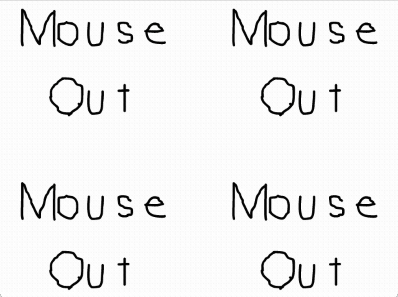 Mouse Events demo